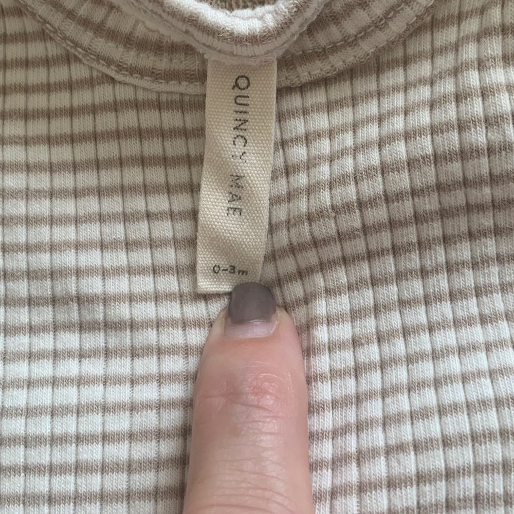 Quincy Mae Ribbed Bodysuit - Picture 4 of 6